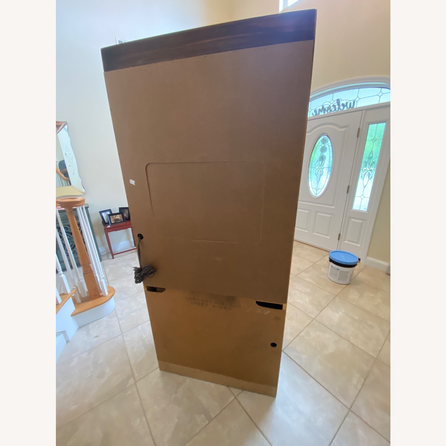 Queen Ann Style Solid Wood Entertainment Armoire - image-5