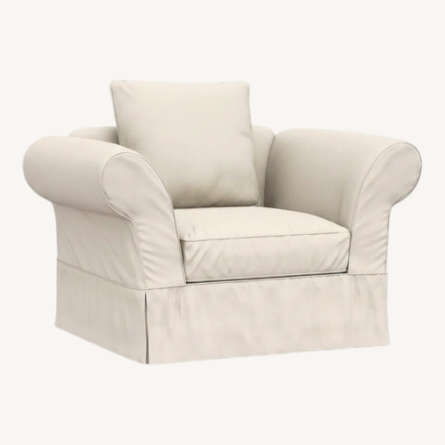 Used Pottery Barn Charleston Slipcovered Chair for sale on AptDeco