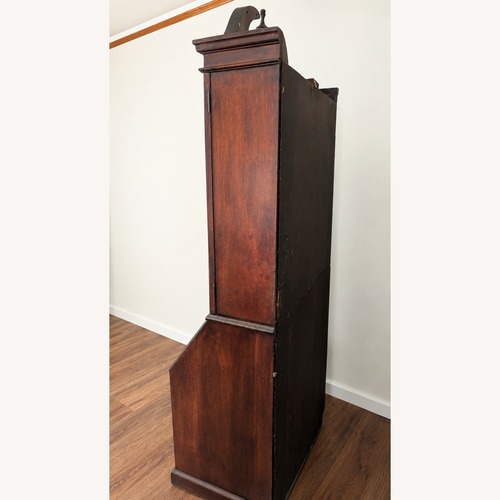 Used Vintage/Antique Finds Dark Brown Wood Bookcase for sale on AptDeco