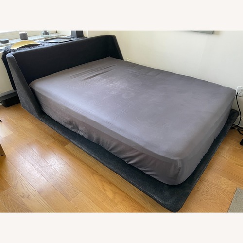 Used Blu Dot Nook Bed (Queen-size, Grey) for sale on AptDeco