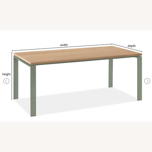 Used Room & Board Natural Wood Desk / Dining Table for sale on AptDeco