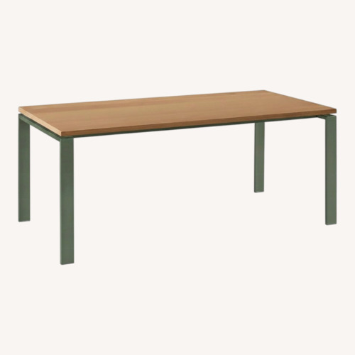Used Room & Board Natural Wood Desk / Dining Table for sale on AptDeco