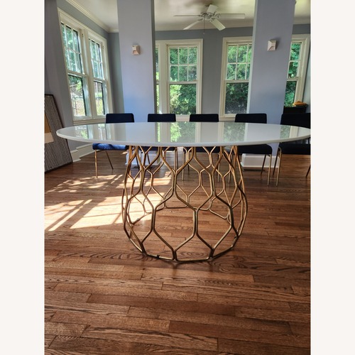 Used CB2 Circuit Dining Table for sale on AptDeco