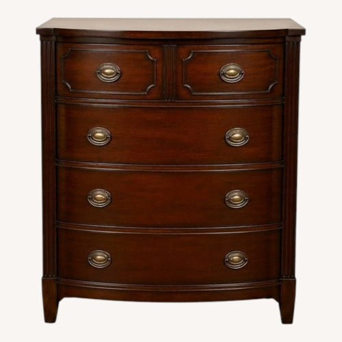 Used Vintage/Antique Finds Dark Brown Wood Armoire for sale on AptDeco