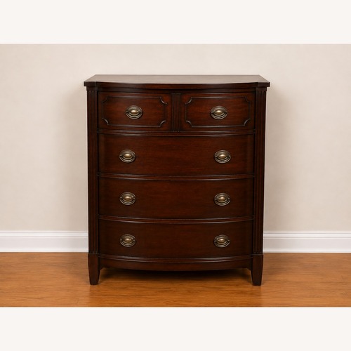 Used Vintage/Antique Finds Dark Brown Wood Armoire for sale on AptDeco