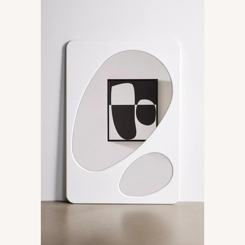 Used Urban Outfitters White Isobel Floor Mirror for sale on AptDeco