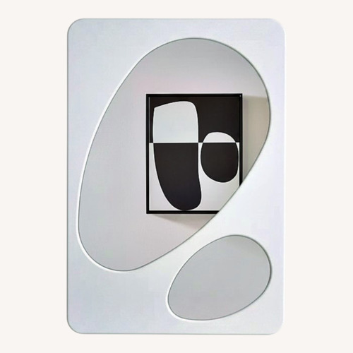 Used Urban Outfitters White Isobel Floor Mirror for sale on AptDeco
