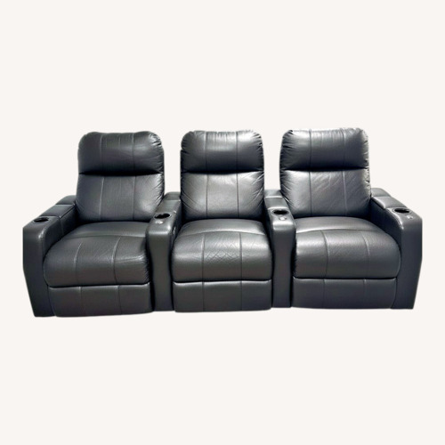 Used Black Leather Recliners for sale on AptDeco