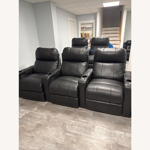 Used Black Leather Recliners for sale on AptDeco
