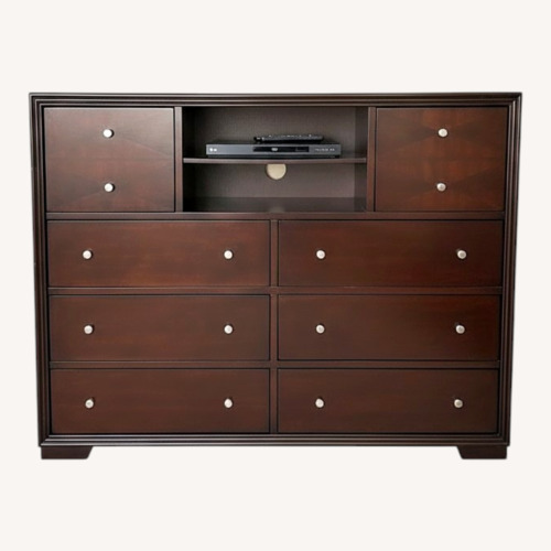 Used TV Dresser Combo + 2 Night Tables  for sale on AptDeco