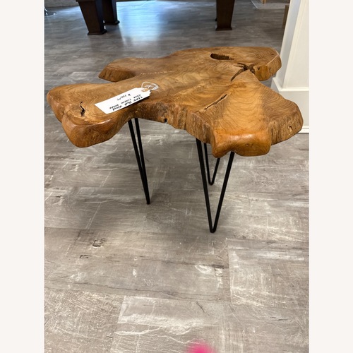 Used Light Brown Wood Coffee Table for sale on AptDeco