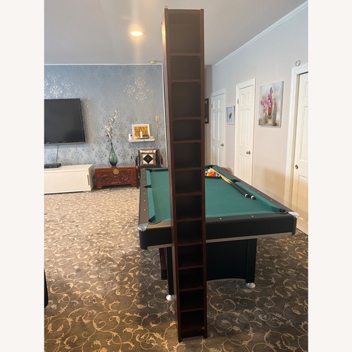 Used Vintage/Antique Finds Dark Brown Wood Bookcase for sale on AptDeco