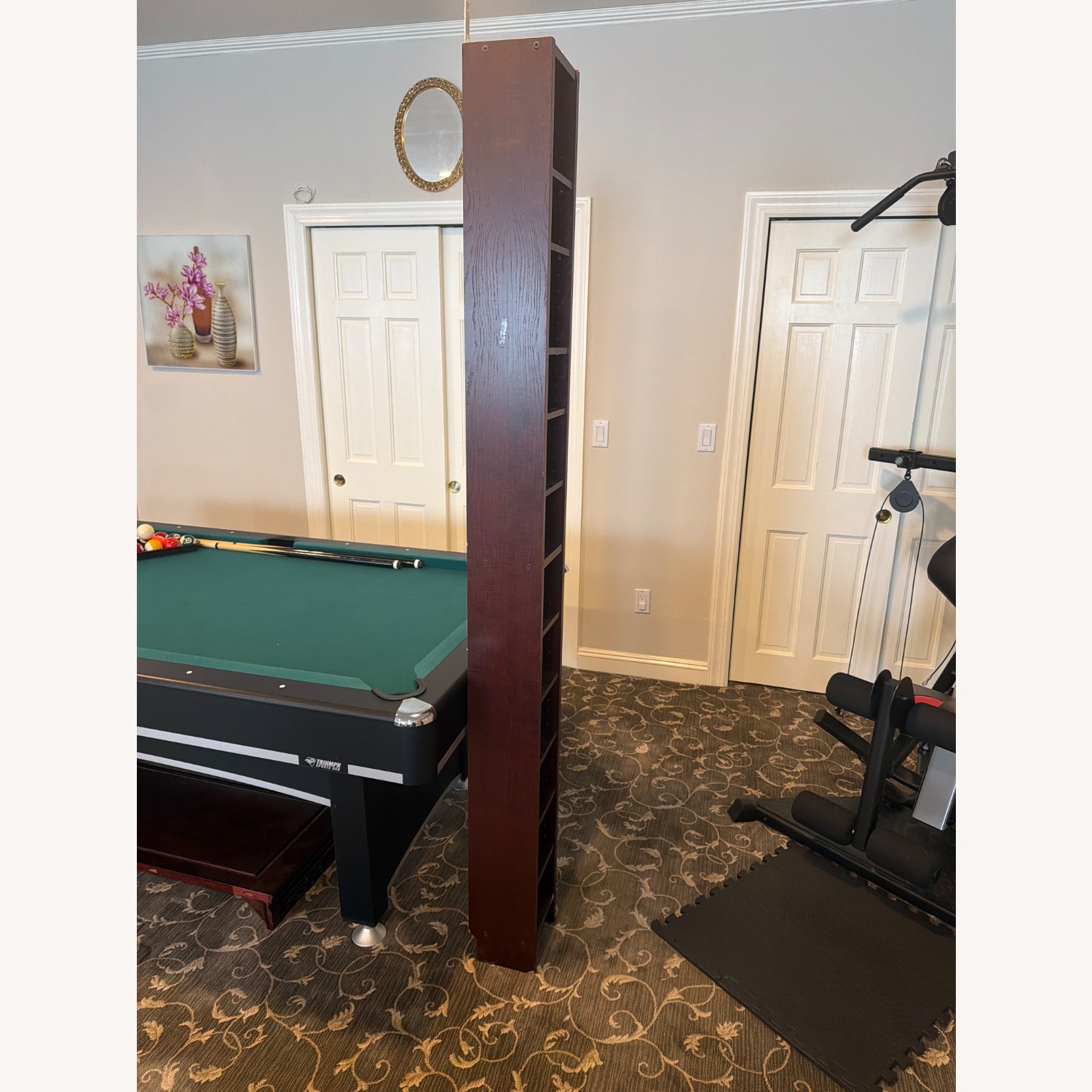 Vintage/Antique Finds Dark Brown Wood Bookcase - image-3