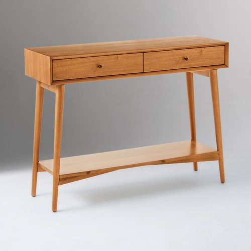 Used West Elm Natural wood Console for sale on AptDeco