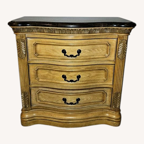 Used Natural Wood Nightstands Set of 2 for sale on AptDeco