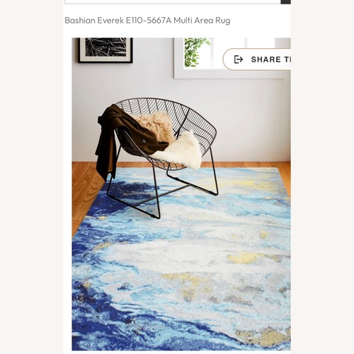 Used Bashian Everek Abstract Area Rug – 5’ x 7’6” for sale on AptDeco