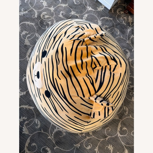 Used Tiger Pattern Bean Bag Chair for sale on AptDeco