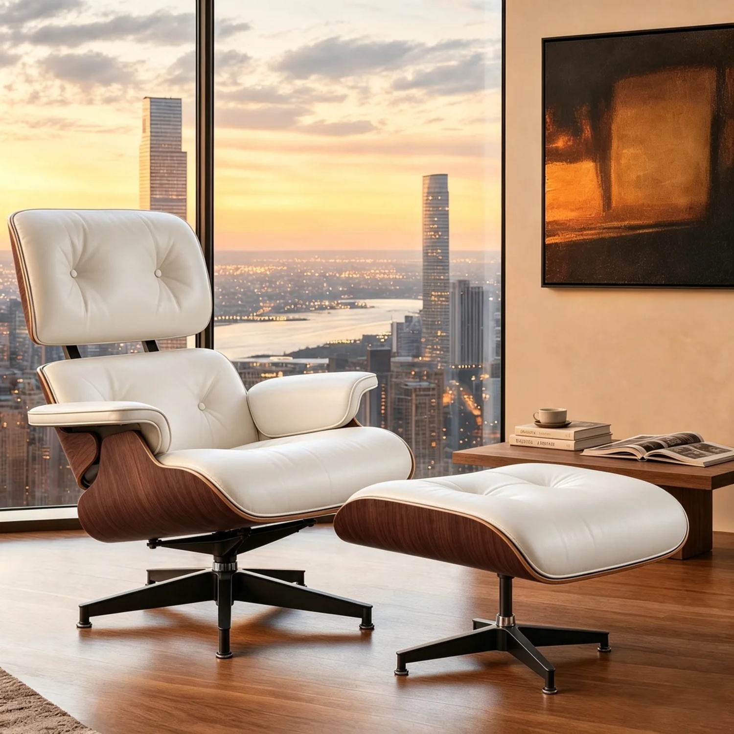 Mid-Century Lounge Chair & Ottoman - image-4