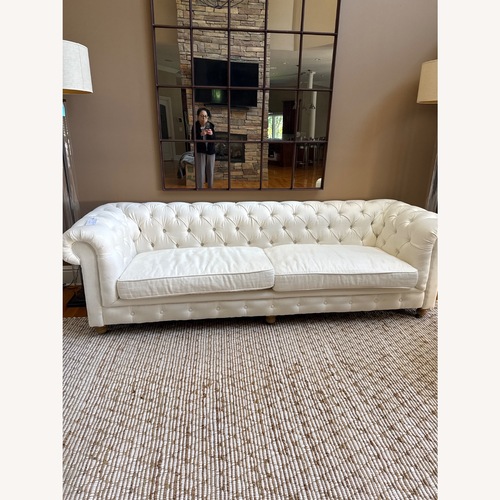 Used Restoration Hardware Natural Fabric 3+ Seater Sofa for sale on AptDeco