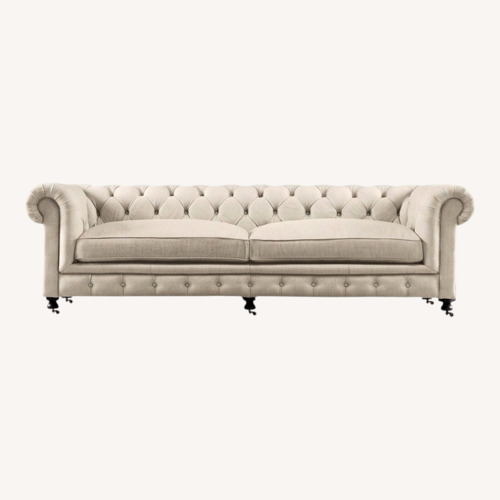 Used Restoration Hardware Natural Fabric 3+ Seater Sofa for sale on AptDeco