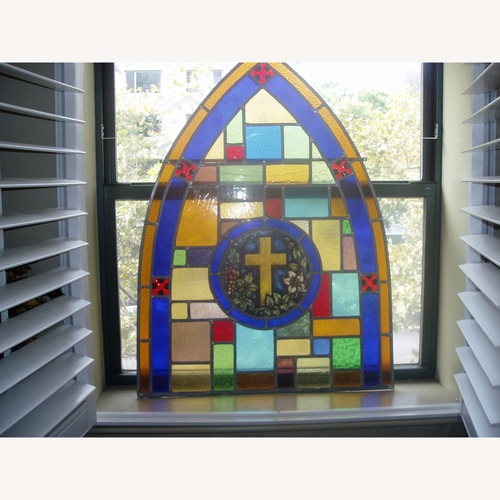 Used Magnificent Vintage Church Window for sale on AptDeco