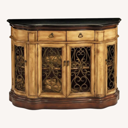 Used Stein World Dark Brown Wood Media Storage for sale on AptDeco