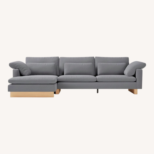 Used West Elm Harmony 2 Piece Chaise Sectional for sale on AptDeco