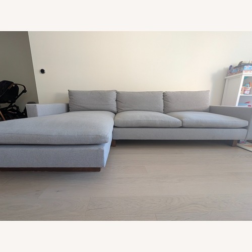 Used West Elm Harmony 2 Piece Chaise Sectional for sale on AptDeco