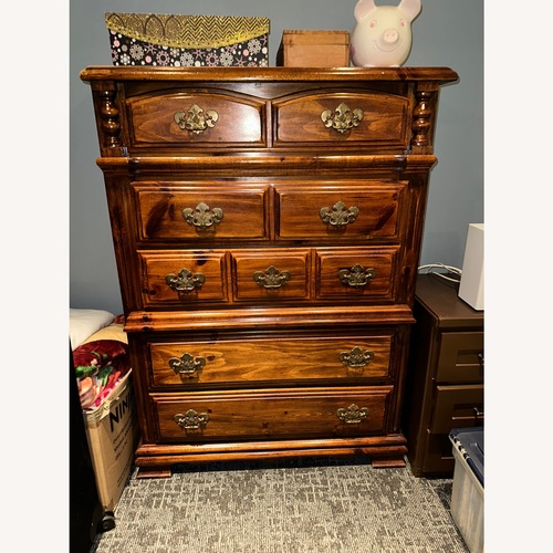 Used Vintage/Antique Dark Brown Wood Dressers for sale on AptDeco
