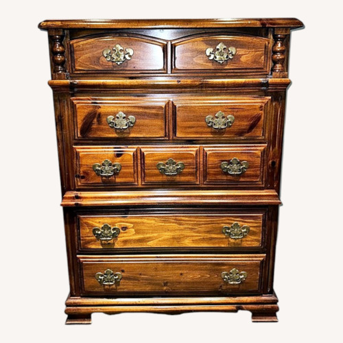 Used Vintage/Antique Dark Brown Wood Dressers for sale on AptDeco