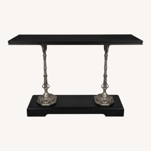 Used Restoration Hardware 19th C. French Zinc & Cast Iron Console for sale on AptDeco