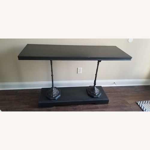 Used Restoration Hardware 19th C. French Zinc & Cast Iron Console for sale on AptDeco
