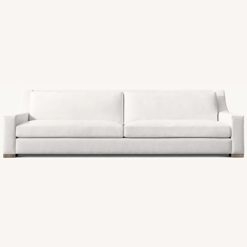 Used Restoration Hardware Natural Linen 2 Seater Sofa for sale on AptDeco