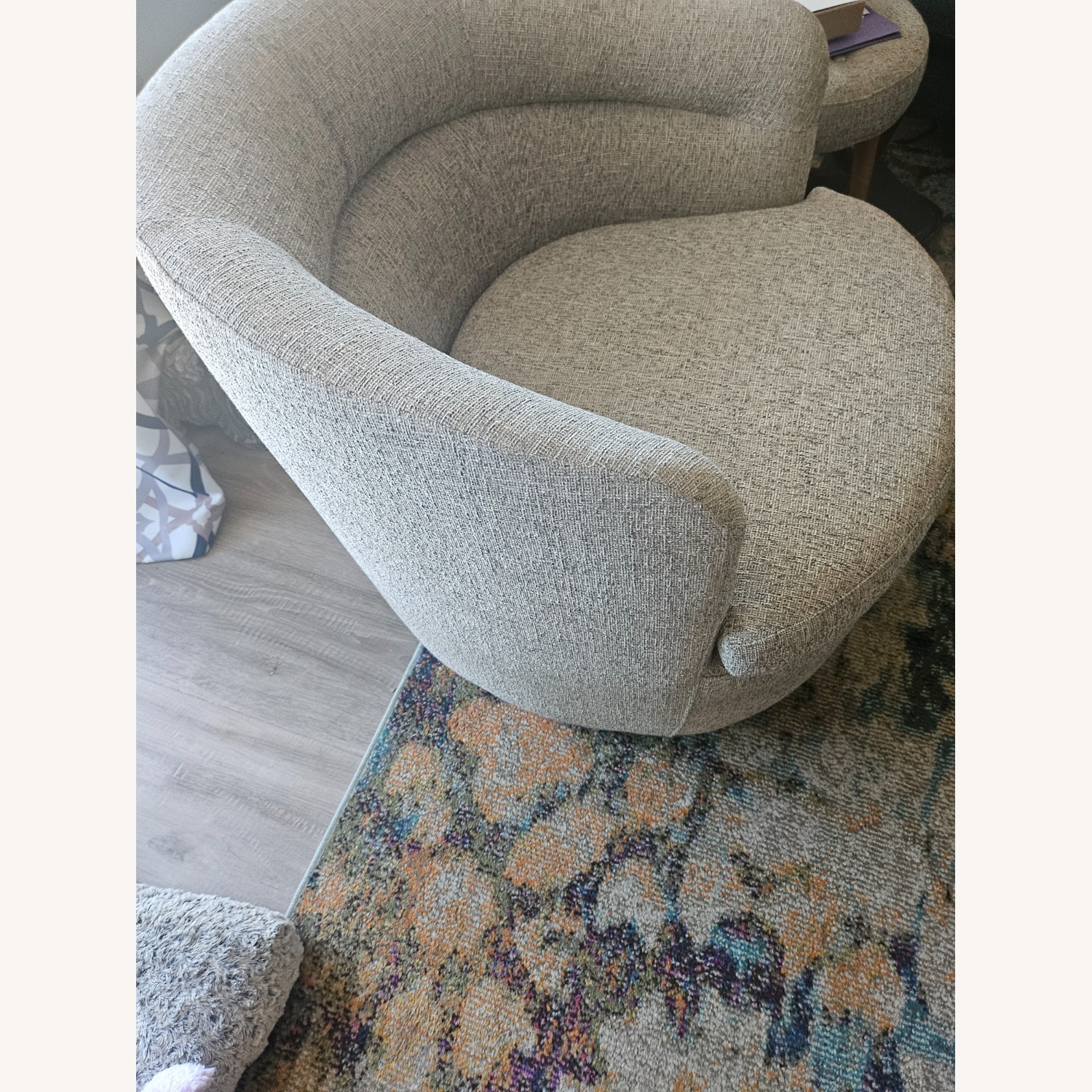 West Elm Viv Swivel Chair - image-0