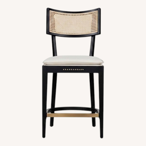 Used Joss & Main Britt Cane Back Counter Stools for sale on AptDeco