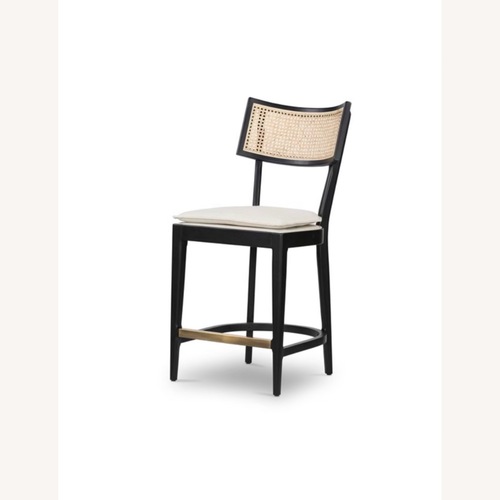 Used Joss & Main Britt Cane Back Counter Stools for sale on AptDeco