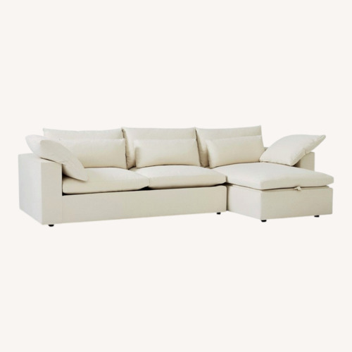 Used West Elm Harmony Modular 123" Sleeper Sectional for sale on AptDeco