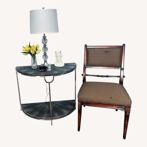 Used Dark Brown Wood Dining Chairs for sale on AptDeco