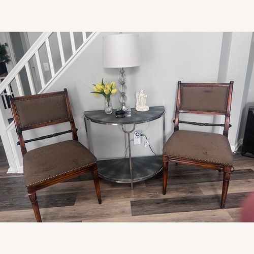 Used Dark Brown Wood Dining Chairs for sale on AptDeco