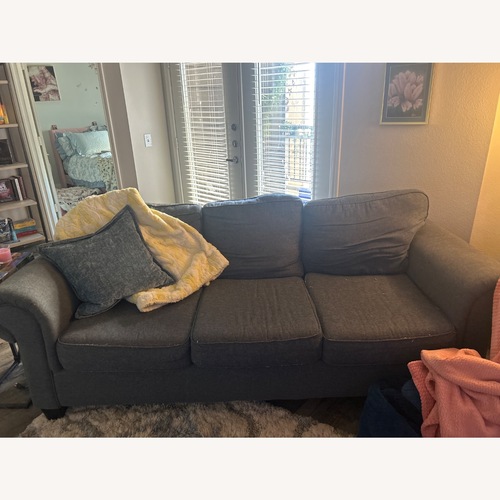 Used Dark Blue 3 Seater Sofa for sale on AptDeco