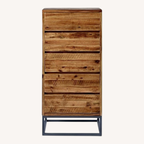 Used West Elm Logan 5-Drawer Dresser, Natural for sale on AptDeco
