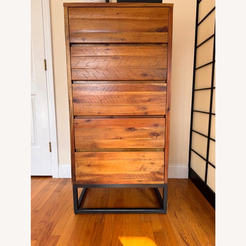 Used West Elm Logan 5-Drawer Dresser, Natural for sale on AptDeco