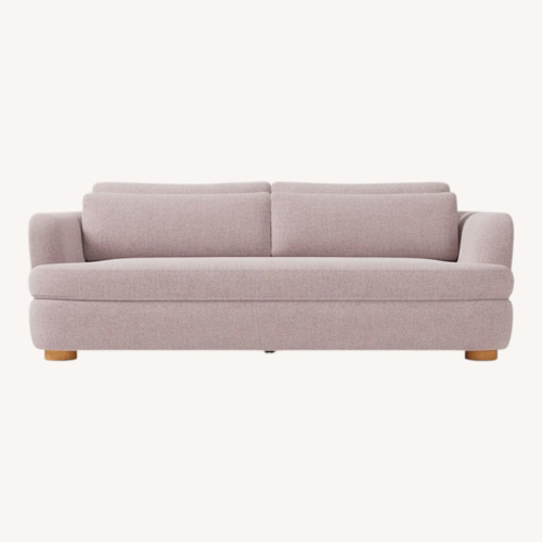 Used West Elm Pink 2 Seater Sofa for sale on AptDeco