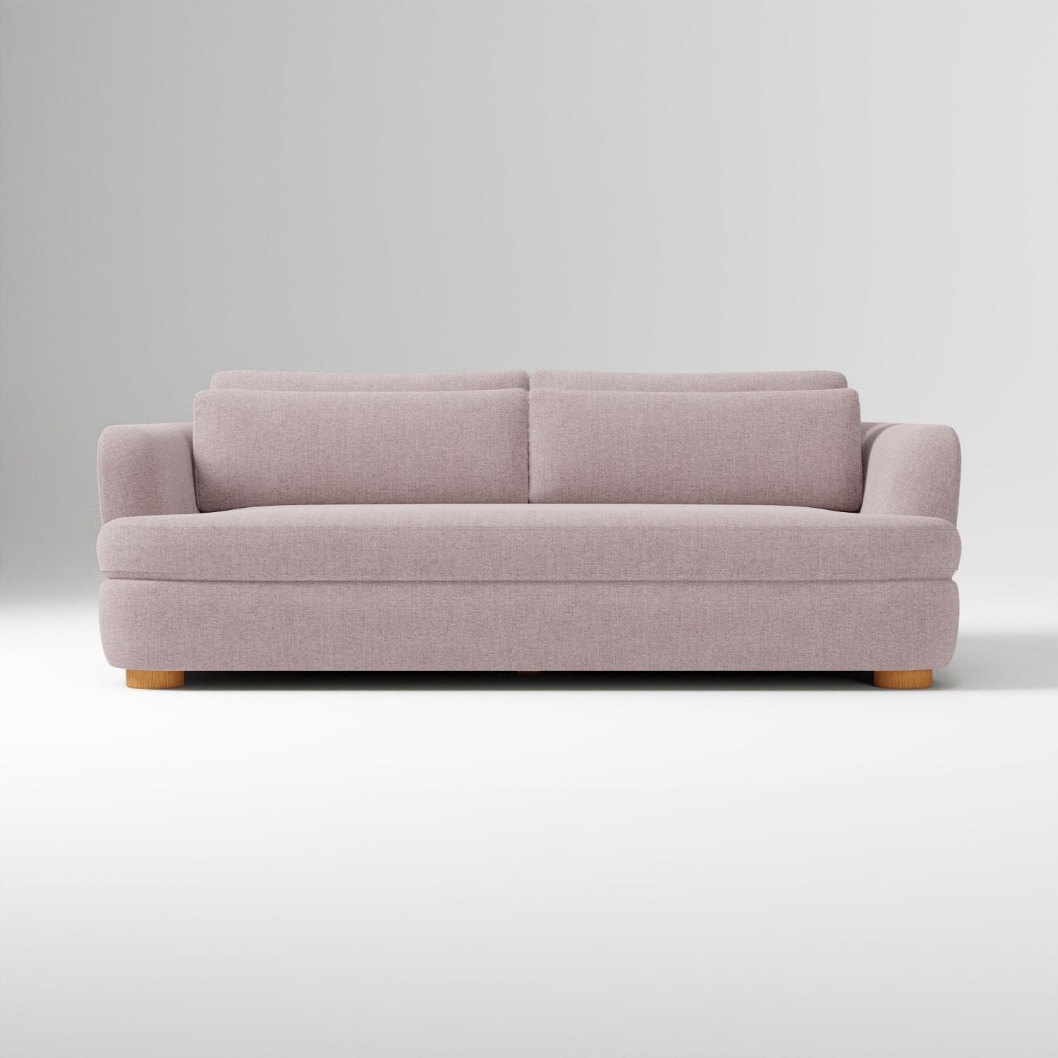 West Elm Pink 2 Seater Sofa - image-5