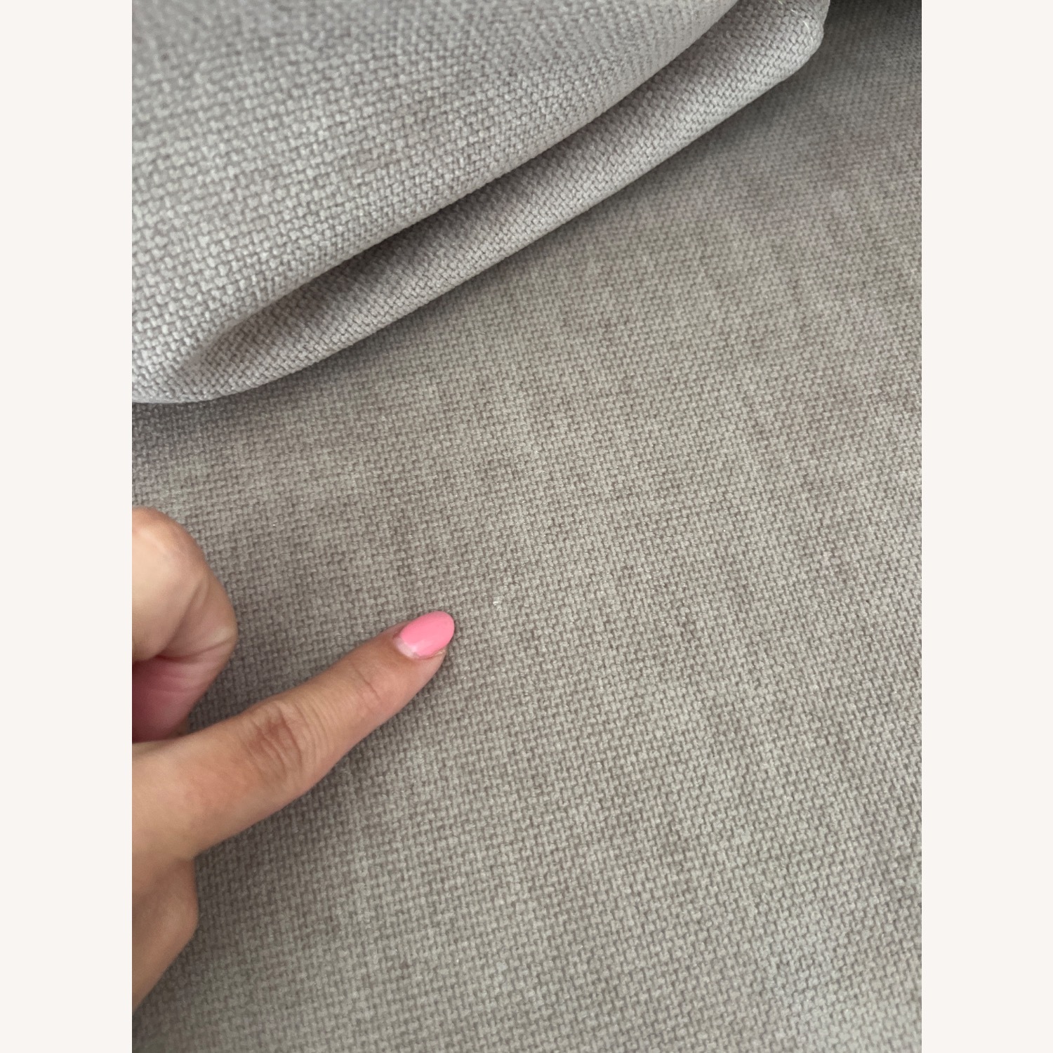West Elm Pink 2 Seater Sofa - image-4
