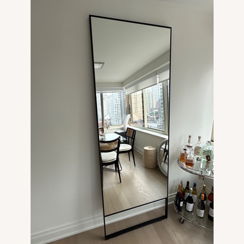 Used Camerich Black Metal Floor Mirror for sale on AptDeco