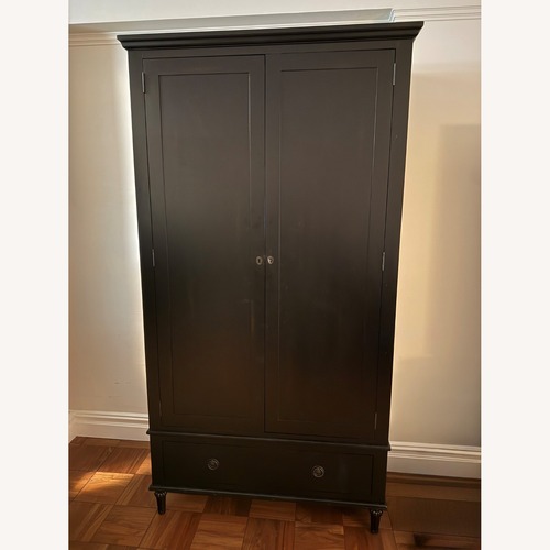 Used Restoration Hardware Masion Armoire-Antique Black for sale on AptDeco