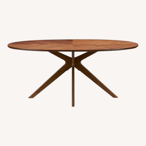 Used Castlery Brighton Wood Table W 6 Chairs for sale on AptDeco