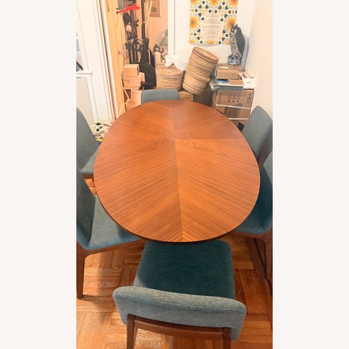 Used Castlery Brighton Wood Table W 6 Chairs for sale on AptDeco