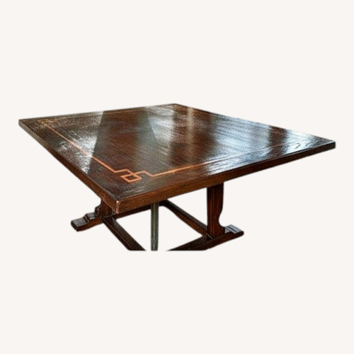 Used Custom Made Black Walnut Dining Table for sale on AptDeco